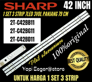 BACKLIGHT TV LCD LED SHARP 42 INCH 2T-C42BB11- 2T-42BD11- 2T-C42BG11 BACKLIGHT TV SHARP 42 INCH