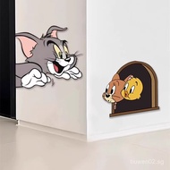 Cat and Mouse Wall Surface Repair Sticker Decorative Sticker for Living Room Small Holes Tile Gaps B