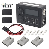 Car USB Charging Hub USB Charging Hub withLED Light & Type C Port USB Charging Hub Charging Hub with