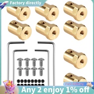 E7-8PCS 5mm to 12mm Brass Combiner Wheel Hub Hex Adapter for  D12 C14 C24 B14 B24 B16 B36 MN D90 MN9