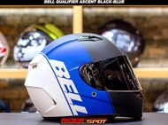 ORIGINAL Helm Motor Bell QUALIFIER Ascent Matte Black Blue Helmet Ori