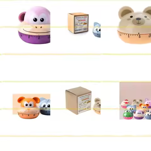 Q2Q4 Animal Timer Digital Kitchen Countdown Clock Animal Alarm Clock for Time Management Tool for Ch