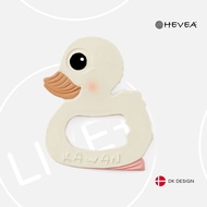 HEVEA Kawan Duck Teether in Natural Rubber | Teething Bites Toy For Baby Tether Tempat Mainan Gigit