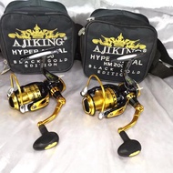 AJIKING HYPER METAL FISHING REEL (free fishing line 200m)