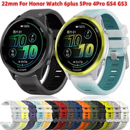 Sports Silicone Strap for Honor Watch 6Plus 5 Pro 4Pro GS Pro GS5 GS4 GS3 two-tone 22mm replacement 