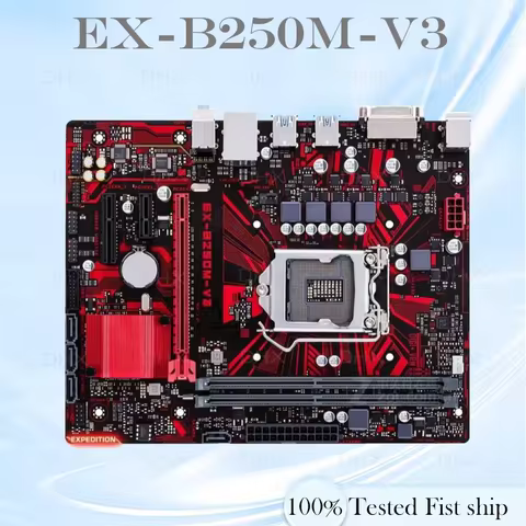 For EX-B250M-V3 Motherboard Used Original LGA1151 LGA 1151 DDR4 Intel B250 64GB USB2.0 USB3.0 SATA3 