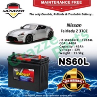 Münster Robust MF CMF NS60L | 55B24L (45AH) Car Battery Bateri Kereta for Nissan Fairlady Z 370Z