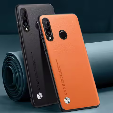 For Huawei P Smart Z Case Luxury PU Leather Phone Case For Huawei Y9 Prime 2019 Back Cover Silicone 