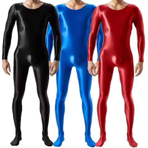 Lingerie Men Bodystocking Jumpsuits Teddies Novelty See Through Sheer Elastic Gay Bodysuits Naughty 