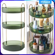 [Etekaxa] Clear Spice Rack Organisers Rotating Trays for Kitchen, Pantry Cabinet Spice Bottle, Condiment Perfume Storage