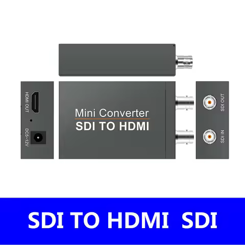 Mini 3G HD SD-SDI To HDMI Video Converter Adapter with with Audio Auto Format Detection for SDI/HDMI