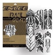 ENLEE Mountain Bike Frame Protector- Do Great at Protecting Your Bicycle Frame (Translucent/Warrior)