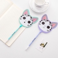 Cat Character Fan Pen Animal Fan Pen Cute Souvenir JS 476