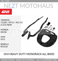 Givi MonoRack Heavy MT15 / R15 / Y15 / LC135NEW / RS150 / VF3 / RFS150 / NVX155
