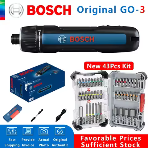 BOSCH GO 3 Wireless Screwdriver 3.6V Lithium Ion Battery Rechargeable Wireless Drill with Box Bosch 