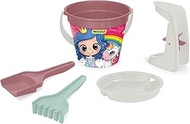 Wader Replay 43240 Sand Toy with Bucket, Shovel, Rake, Sieve and Sand Mill, 5-Piece Beach Toy Made o