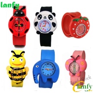 【hot sale】 ℡◘ C11 LANFY Cartoon Watches Slap Quartz Wristwatches Wrist Watches for Girls Animal Baby Gifts Clock Kids Children/Multicolor