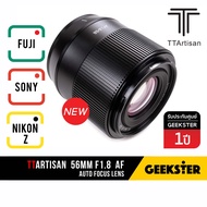 TTArtisan 56mm f1.8 Auto Focus เลนส์ FUJI / Sony / NIKON Z ( 56 mm f 1.8 STM X-Mount ออโต้โฟกัส เลนส