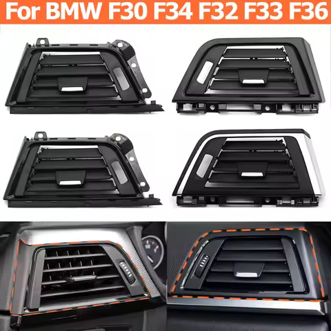 LHD Air Conditioner Front Left Right AC Vent Outlet Grille Panel Cover Repair Kit For BMW 3 4 Series