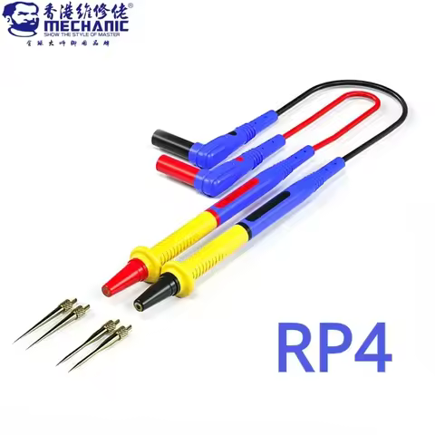 MECHANIC RP4 Multimeter Test Cable Ultra Thin Multimeter Test Leads Replaceable Pen Tip Universal To