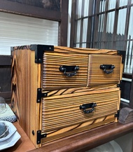 日本🇯🇵昭和時期 杉燒🔥木箱（老件）
