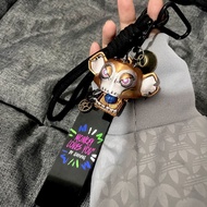 League of Legends|Arcane Jinx Monkey Wind Chime Keychain|Cartoon Pendant|Game Collectible Merch