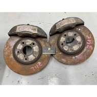 Lexus 4pot caliper monoblock Ls460 halfcut brake pad disc 312mm japan jdm myvi caldina wira perdana bmw civic sumitomo