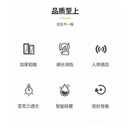 elHBEZONBathroom Mirror Bathroom Mirror Art Shaped Mirror Irregular Smart MirrorledLight Mirror Bath