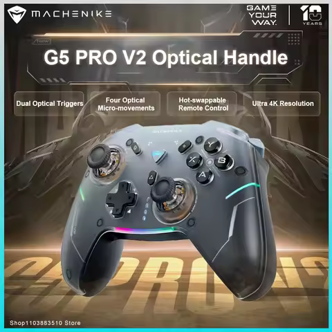 Machenike G5 pro V2 Controller Three-Mode Optical Gamepad Collector'S Edition Hot Swap Hall Rocker B