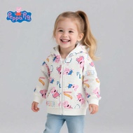 Limit Price 69 Yuan Piglet Peppa Girl Baby Hooded Sweatshirt Spring Autumn Style Fashionable Zipper 
