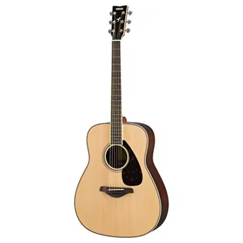 FG830 Solid Top Folk Guitar for stage and studio use, spruce top with nato back and sides, natural f