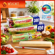 【WUCHT】CrystalWrap Film 450mm x 300m CRYSTALWRAP 45cm x 300m meter CLING FILM IN CUTTER BOX 450MM X 