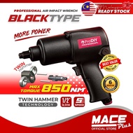 1/2" Inch Air Impact Wrench Kit Socket Set Heavy Duty Mechanism Twin Hammer Tool Alat Buka Tayar Ker