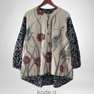 Hameeda #2 blouse batik kombinasi