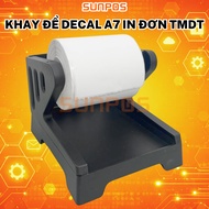 TRAY FOR THERMAL PRINTING PAPER, A7 DECAL FOR BILL-SHIPPING PRINTER, commercial ORDER PRINTER