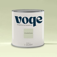 Voqe สีน้ำอะครีลิคแท้ 100% เฉดสีข้าวเหนียวใบเตย สีทาบ้าน ทาอาคารเกรดพรีเมี่ยม เนื้อสีเยอะ
