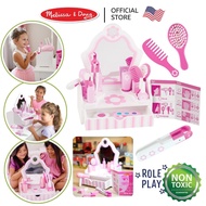 (ของแท้ USA) โต๊ะเครื่องแป้งเด็ก ของเล่น แต่งหน้าเด็ก Beauty Salon Melissa & Doug เล่นสวมบทบาท รุ่น 