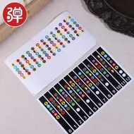 Guitar Fretboard Notes Map Labels Stickers Guitarra Accessories 6 String Fingerboard Fret Decals