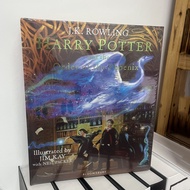 1Books/set Harry Potter หนังสือชุดปกแข็งหนังสือเล่มใหญ่รูปแบบขนาดใหญ่หนังสือคลาสสิกภาษาอังกฤษแบบเต็ม