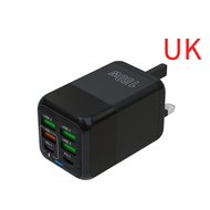 HQIANGDA USB A+C 150W Charger Plug 6 Ports EU/US/UK Phone Charger Adapter PD QC3.0 USB C Charger for