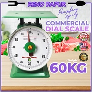 60KG RENKMHE Scale Penimbang Berat Timbang Berat Dial Scale Penimbang Berat Spring Scale Spring Peni