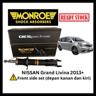 MONROE FRONT Shock Absorber Nissan Grand Livina 2013+ Depan Set Spare Part