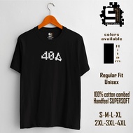 MERAH HIJAU ERROR 404 R401 Screen Printed T-Shirt Made of 30s Combed Cotton Benhurbiru Bottle Green 