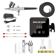 Gradient Color Tattoo Manicure Square Spray Gun Coloring Mini Model Makeup Electric Spray Painting S