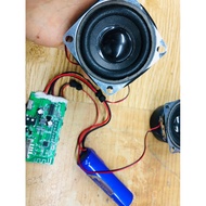Combo of 2 speakers with Bluetooth circuit 18650 3500mAh battery