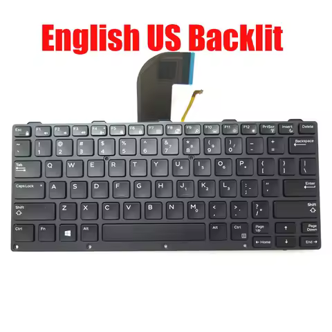 English US Laptop Keyboard For DELL For Latitude 5404 5414 5420 5424 5430 7202 7204 7214 7330 7404 7