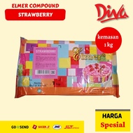 [1 kg] Elmer Compound Strawberry / Elmer Strawberry Chocolate