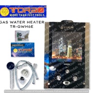 TORA TR-GWH 6E GAS WATER HEATER - PEMANAS AIR 6 LITER GAS LPG GWHGE PEMANAS AIR GAS SHOWER