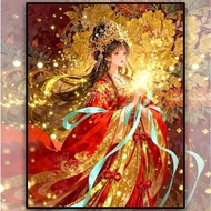 Antique Cross Stitch 2025 Oriental Aesthetics Dunhuang Flying Print Cross Stitch Beginner Simple Emb