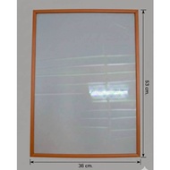 Orange Photo Frame 53x38 cm. Picture 53x38 Cm.orange (Add Color To Your Memories With A Minimalist D